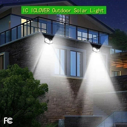 Lampara Solar para Exteriores. con Sensor de Movimiento y 3 tonos de Luces. 13 Cms Ancho X 9.5 Cm Altura