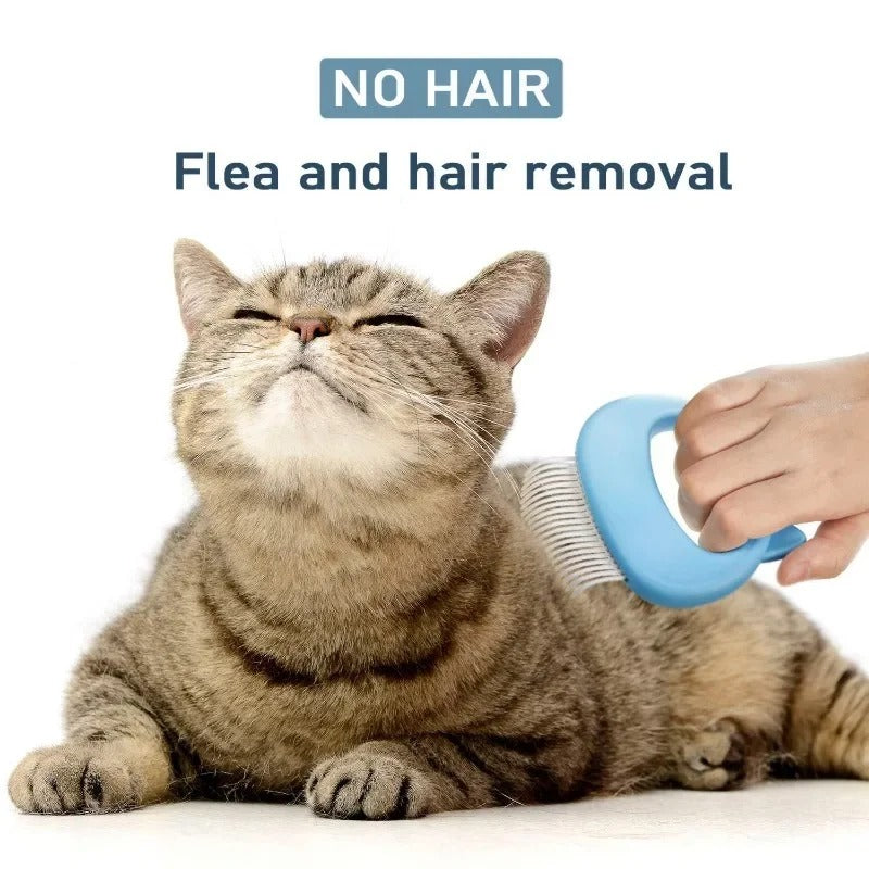 Peine Quita Nudos para Mascotas | Cepillo de Aseo para Perros y Gatos | Eliminación de Pelo Suelto