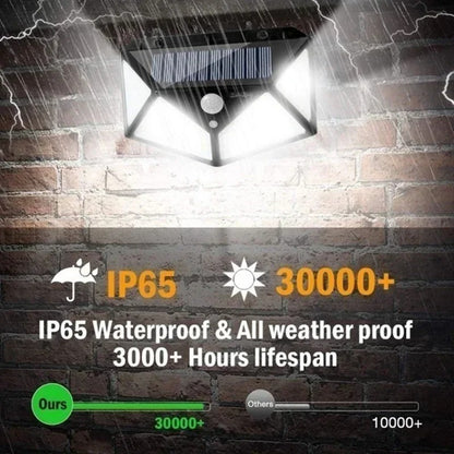 Farola Solar para exteriores, lámpara de pared con Sensor de movimiento PIR, para jardín y patio,